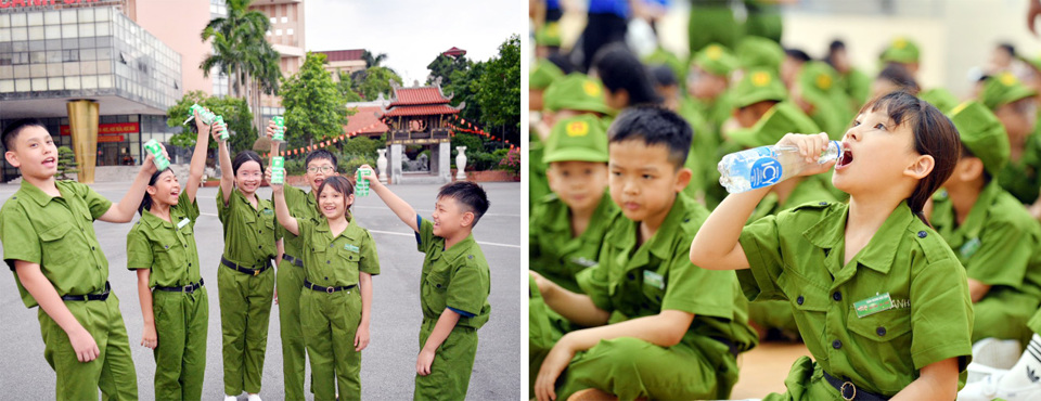 Vinamilk góp thêm niềm vui cho mùa hè ý nghĩa của các “chiến sĩ công án nhí”