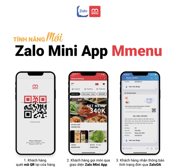 Mmenu ra mắt mini app trên Zalo, mang đến giải pháp toàn diện ngành F&B- Ảnh 1.