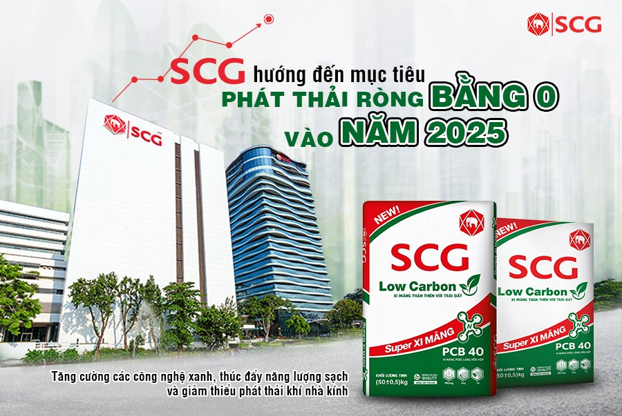 SCG lần đầu tiên giới thiệu sản phẩm SCG Low Carbon Super xi măng tại thị trường Việt Nam