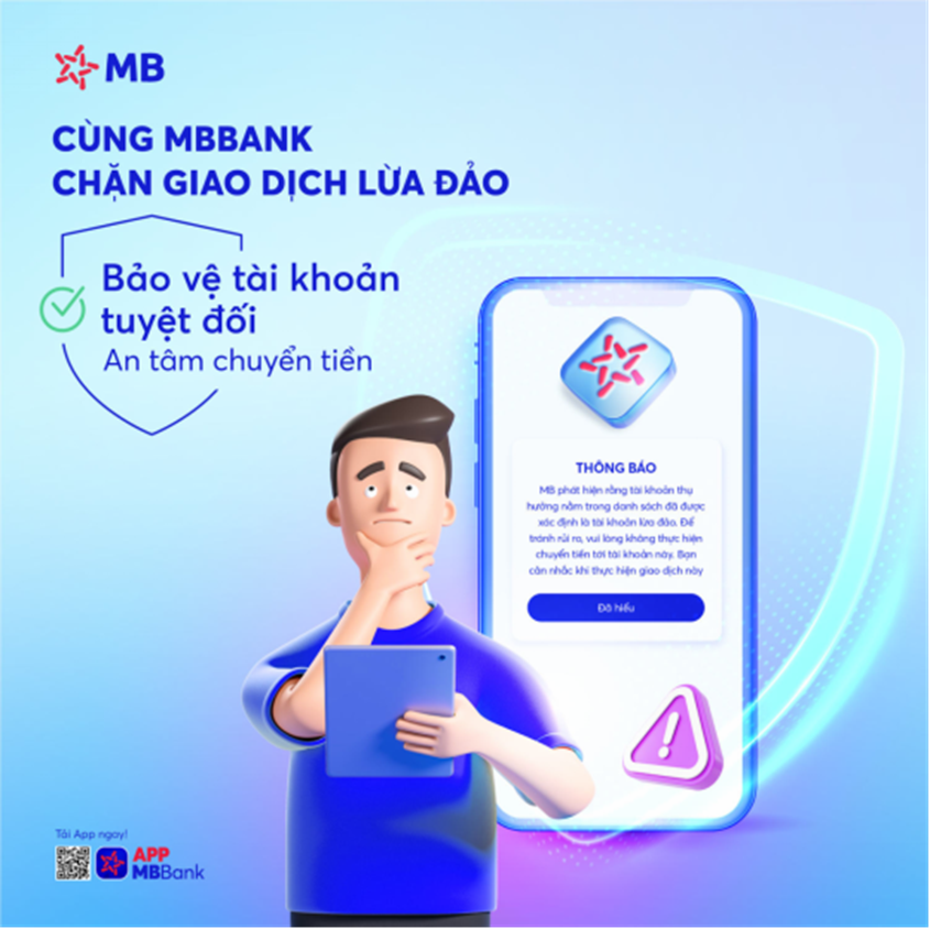 MB: Bảo vệ giao dịch trực tuyến với tính năng xác thực bằng khuôn mặt - Ảnh 2