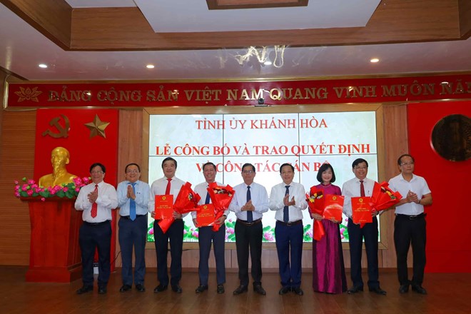 Phó GĐ Chi nhánh Vietcombank được bổ nhiệm làm Phó Giám đốc Sở ở Khánh Hòa