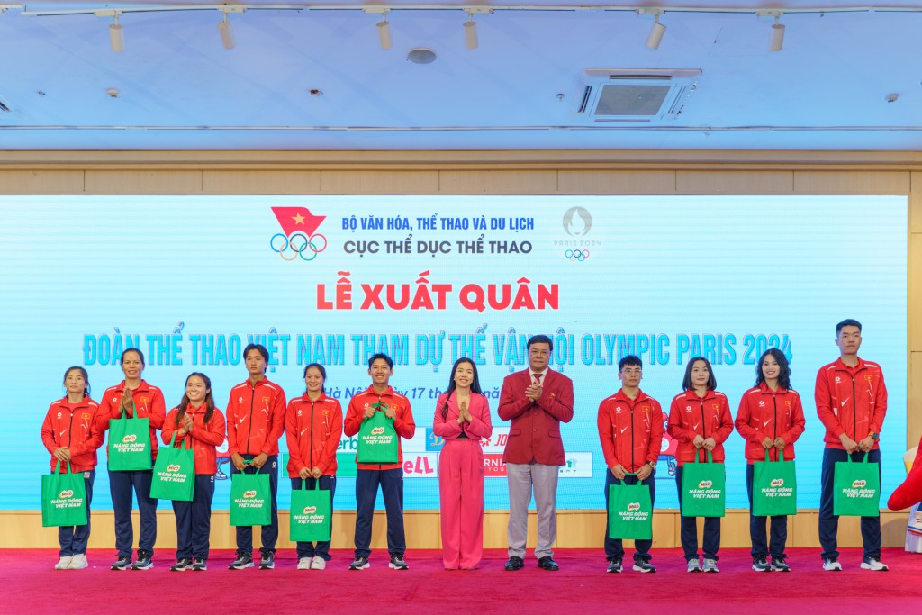 Nestlé MILO đồng hành cùng Đoàn thể thao Việt Nam tham dự Olympic và Paralympic Paris 2024