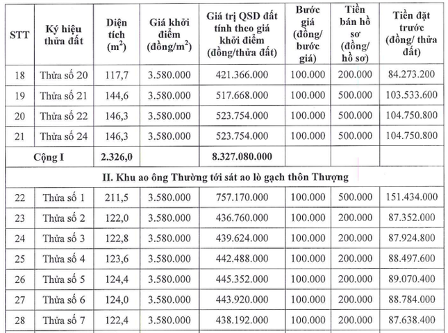 Huyện ngoại thành Hà Nội đấu giá hơn 100 lô đất- Ảnh 2.