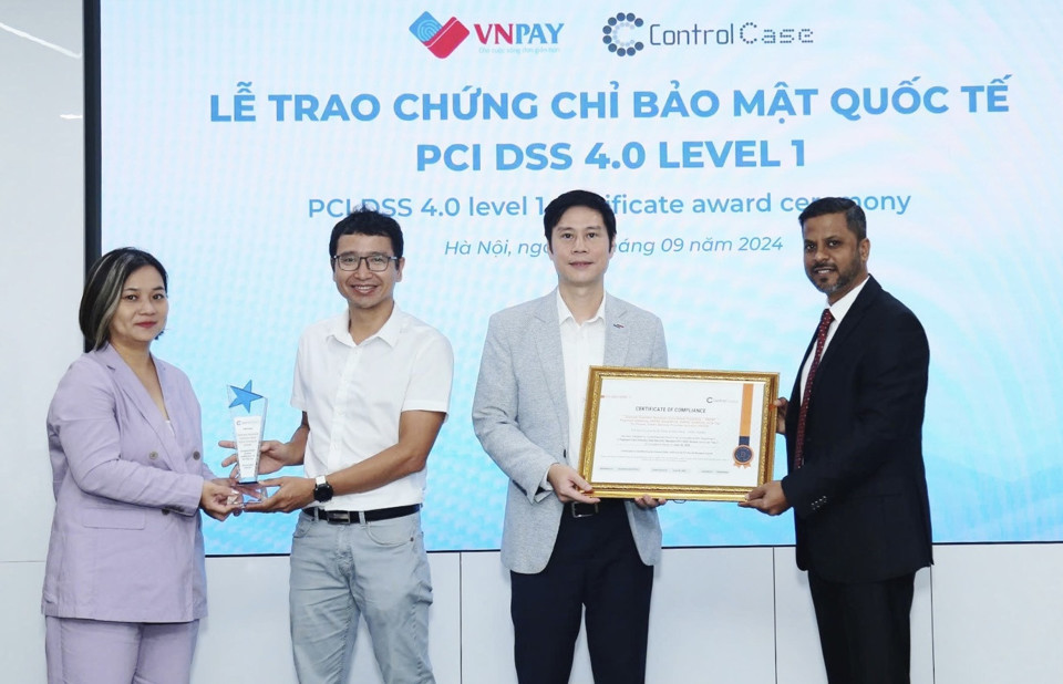 Control Case trao Chứng chỉ bảo mật quốc tế PCI DSS cao nhất cho VNPAY - Ảnh 1