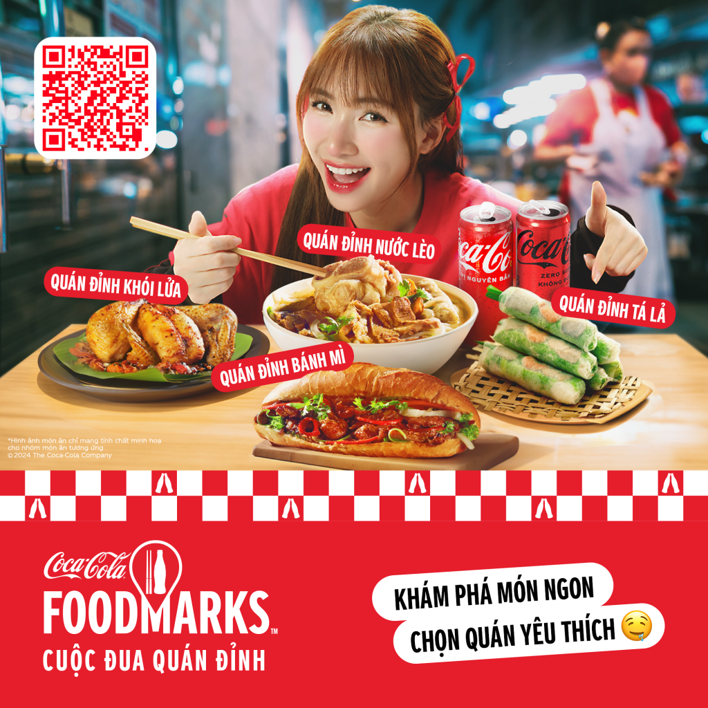 COCA-COLA FOODMARKS, NỀN TẢNG QUẢNG BÁ CÁC ẨM THỰC ĐƯỜNG PHỐ VIỆT NAM