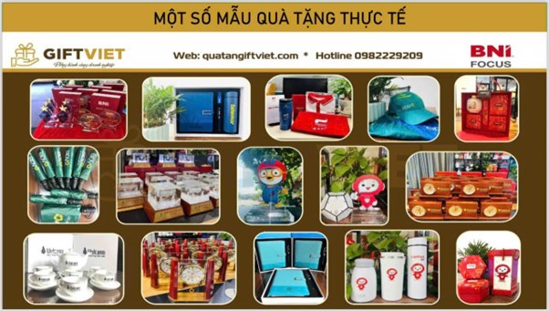 Một số mẫu quà tặng do Gift Việt sản xuất