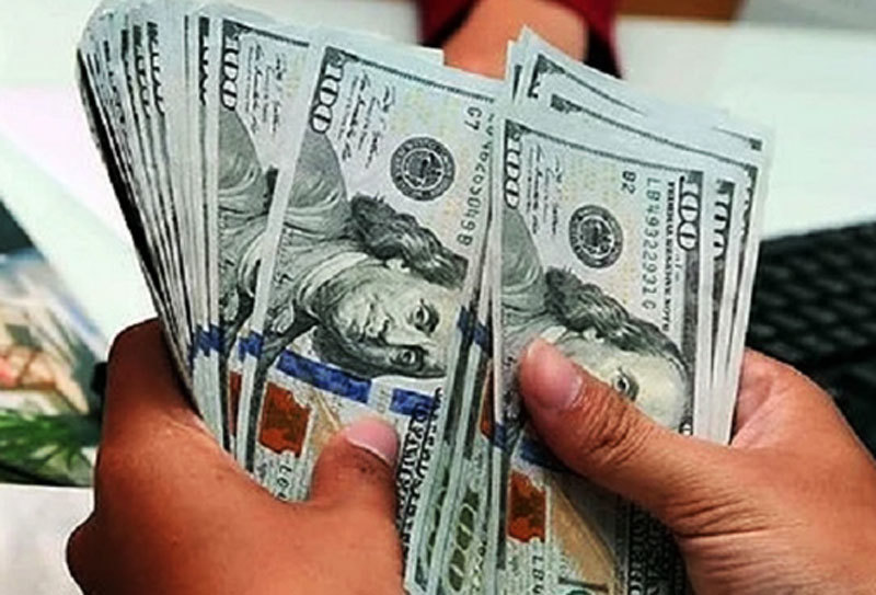 Tỷ giá USD tăng trong ngân hàng, giảm trên thị trường. Ảnh minh hoạ.