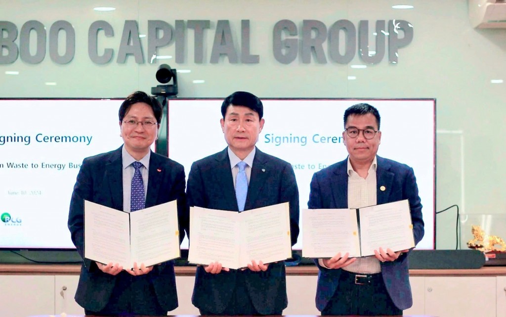 BCG Energy - công ty trụ cột mảng năng lượng của Tập đoàn Bamboo Capital ký kết hợp tác với SK Ecoplant (thuộc Tập đoàn SK, chaebol lớn thứ 2 của Hàn Quốc) và SLC (Sudokwon Landfill Site Management Corp) để phát triển dự án điện rác và các giải pháp xử lý rác thải