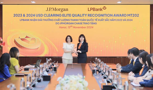 LPBank đoạt giải thưởng danh giá về thanh toán quốc tế từ JPMorgan Chase- Ảnh 1.