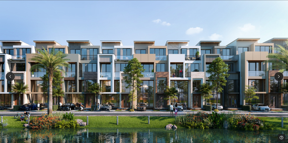 Phối cảnh khu biệt thự Alta Villa vị trí ven hồ độc nhất tại The 9 Stellars