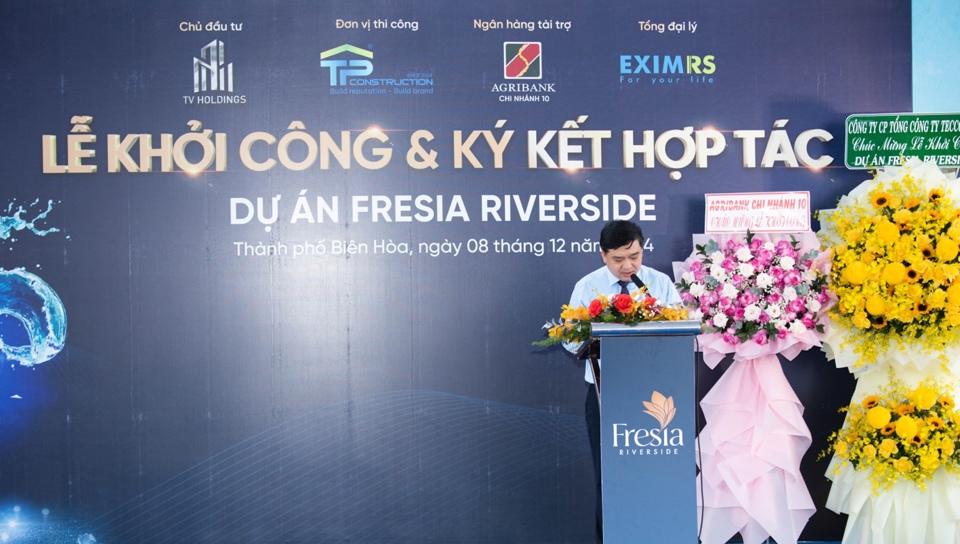 Ông Hồ Văn Hà - Giám đốc Sở Xây Dựng tỉnh Đồng Nai phát biểu tại sự kiện. 