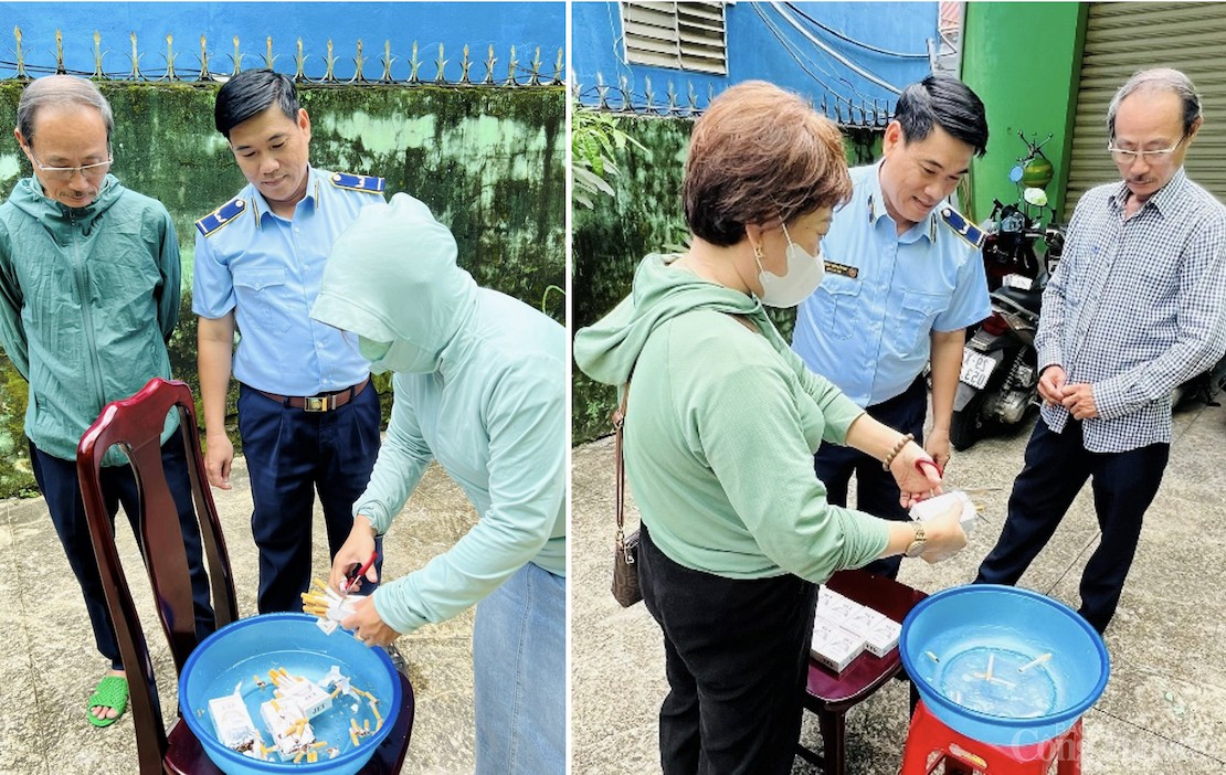 Buộc tiêu hủy thuốc lá điếu ngoại nhập lậu trên thị trường