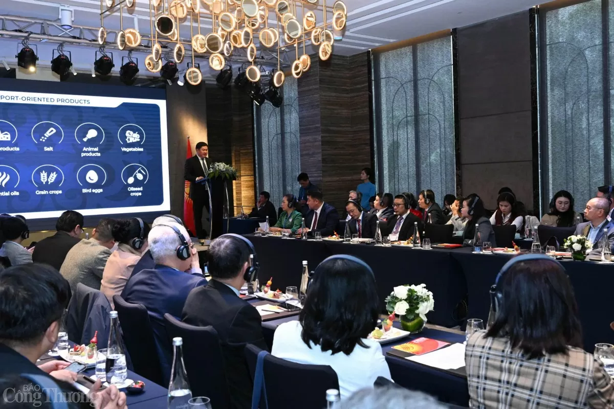 Chùm ảnh: Thủ tưởng Kyrgyzstan gặp mặt doanh nghiệp Việt Nam Chùm ảnh: Thủ tưởng Kyrgyzstan gặp mặt doanh nghiệp Việt Nam