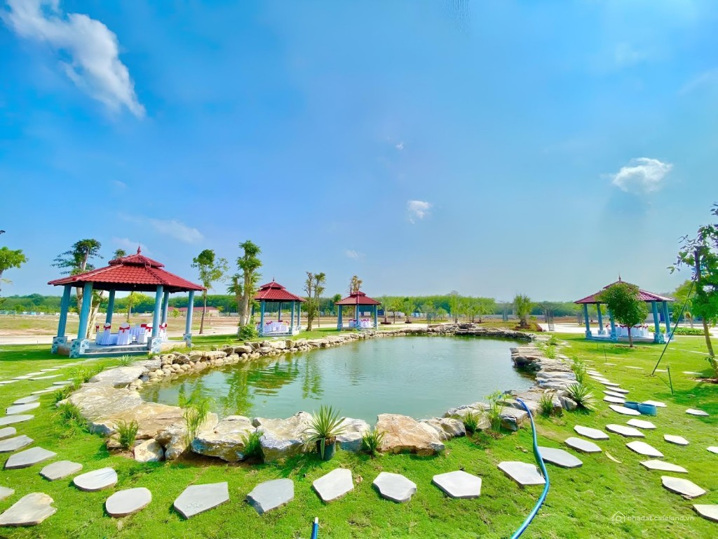 Hồ cá Koi tại Astro Park do tập đoàn Phương Trường An Group phát triển, mở cửa phục vụ cộng đồng cư dân Bình Dương, mang đến không gian thư giãn và trải nghiệm thiên nhiên trọn vẹn. Ảnh: Phương Trường An Group.