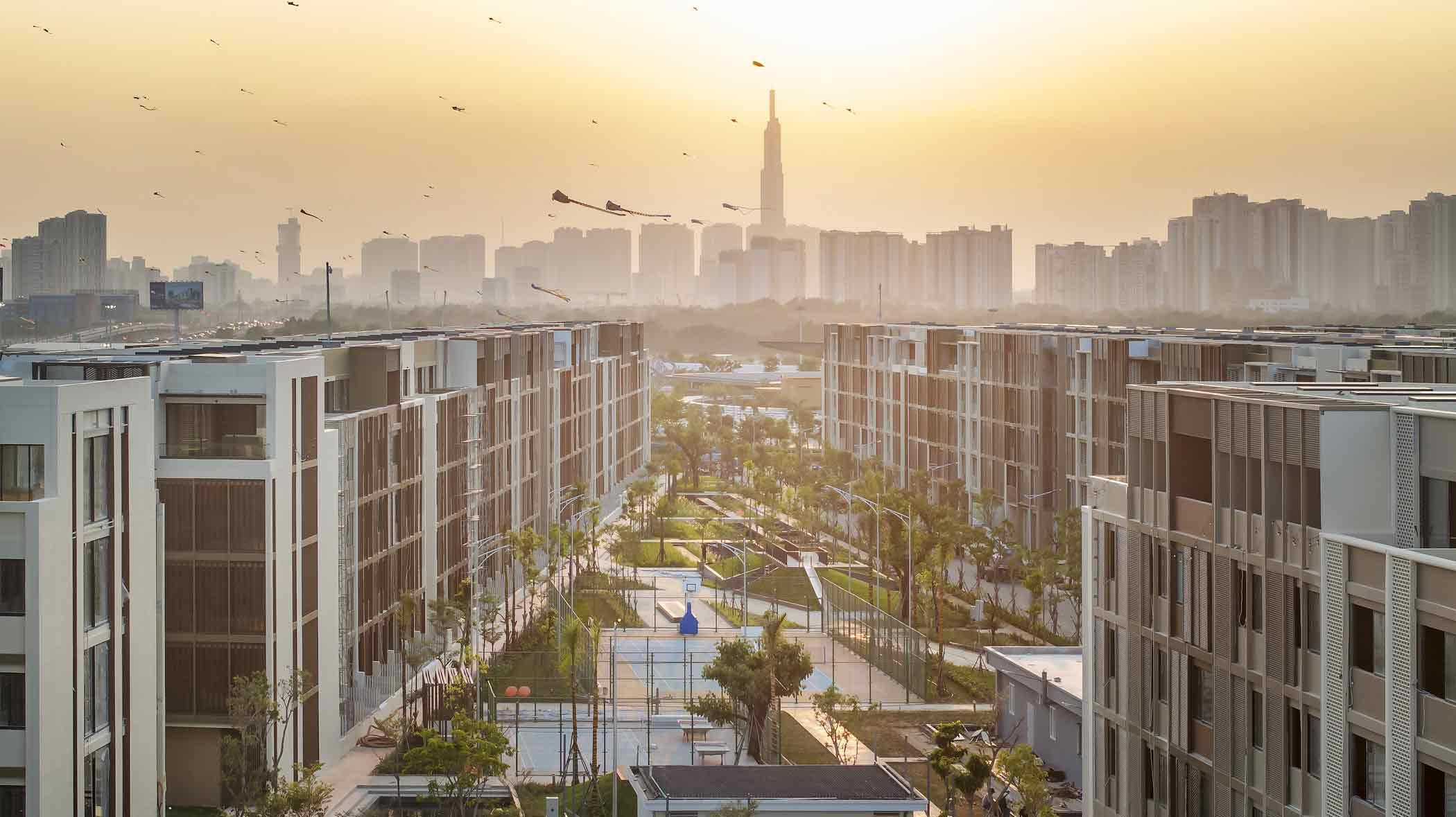Nhà ở trong các khu đô thị quy hoạch bài bản được các nhà đầu tư ưu chuộng. Ảnh: The Global City.