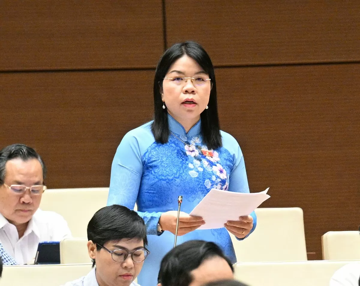 Đại biểu Nguyễn Thị Ngọc Xuân - Đoàn Đại biểu Quốc hội tỉnh Bình Dương