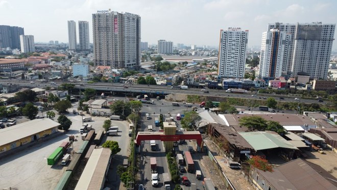 Thành phố Dĩ An, tỉnh Bình Dương có thêm một khu đất được chuyển mục đích sử dụng đất để làm dự án nhà ở cao tầng. Ảnh: Đình Trọng