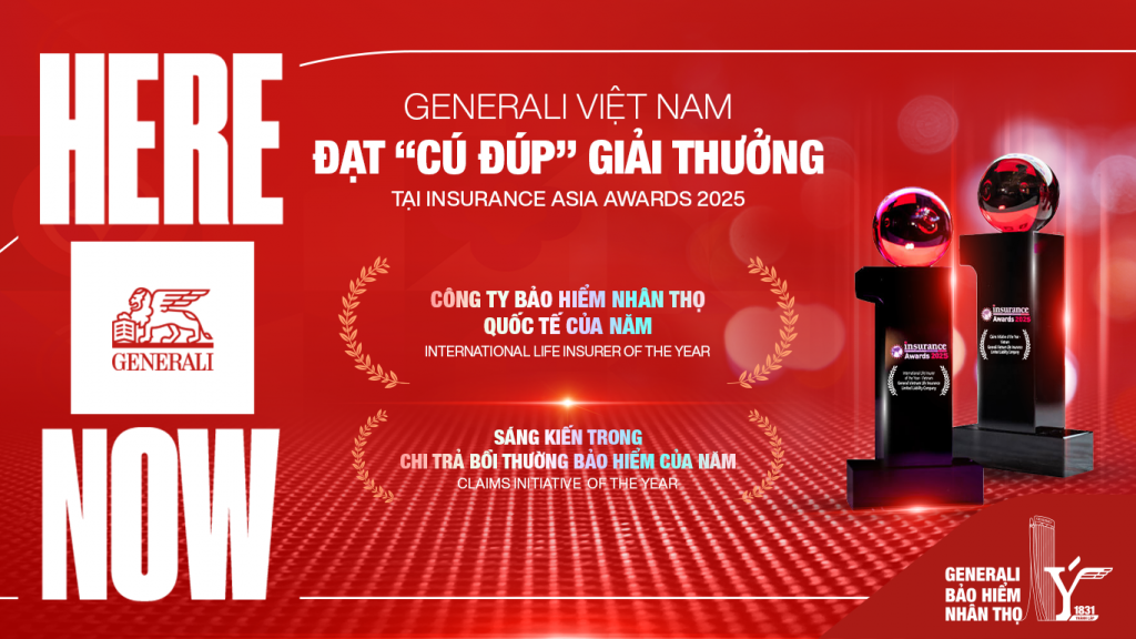Generali Việt Nam xuất sắc giành cú đúp giải thưởng tại Insurance Asia Awards 2025