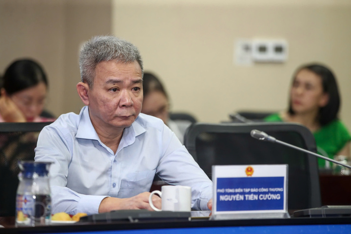 Ông Nguyễn Tiến Cường, Phó Tổng Biên tập Báo Công Thương tham dự hội nghị