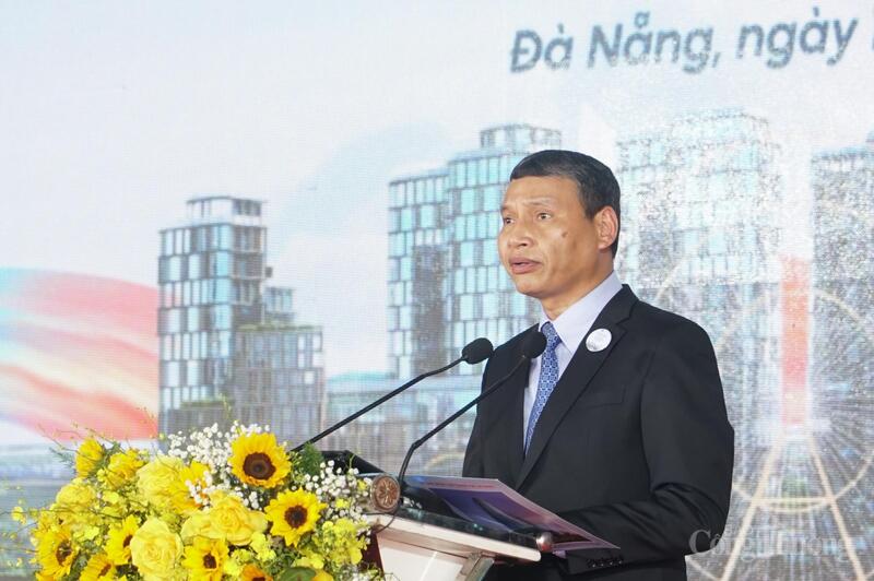 Phó Chủ tịch UBND thành phố Đà Nẵng Hồ Kỳ Minh phát biểu tại Lễ khởi công