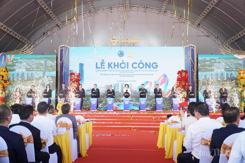 Lễ khởi công siêu dự án Khu Công viên văn hóa vui chơi giải trí, thương mại dịch vụ cao cấp (Da Nang Downtown)