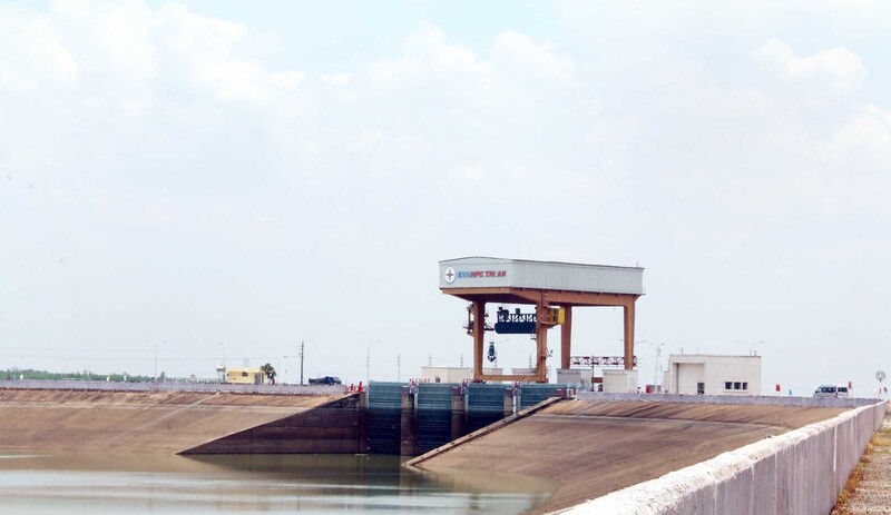 Nhà máy Thủy điện Trị An hiện hữu. Ảnh: Hoàng Lộc