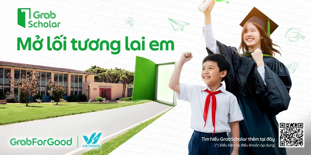 Grab triển khai chương trình học bổng GrabScholar dành cho học sinh, sinh viên tại Việt Nam Grab triển khai chương trình học bổng GrabScholar dành cho học sinh, sinh viên tại Việt Nam