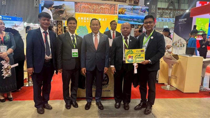 Đoàn 23 doanh nghiệp Campuchia tham dự Vietnam International Sourcing 2025 và tìm kiếm cơ hội hợp tác giao thương. Ảnh: Việt Phương