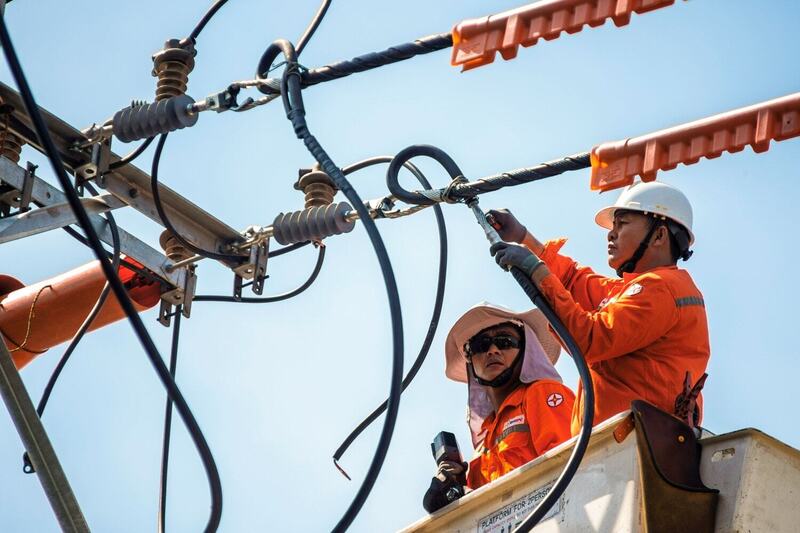 Tháng 8 có nhiều ngày nắng nóng, tiêu thụ điện cao kỷ lục. Ảnh: EVNNPC