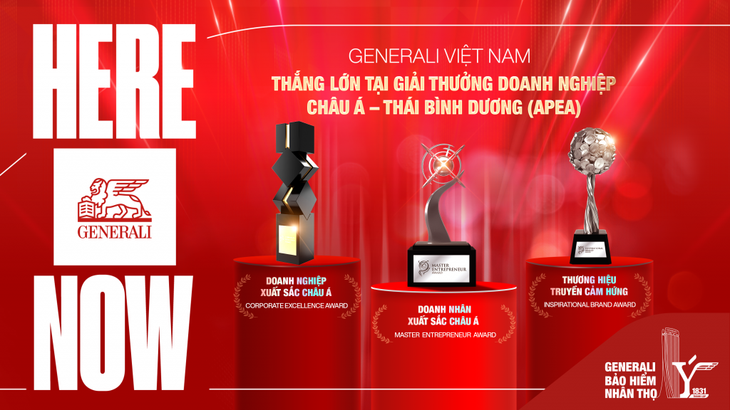 Generali Việt Nam xuất sắc chinh phục 3 hạng mục tại APEA 2025