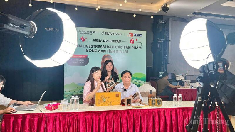 Tỉnh Gia Lai đặt mục tiêu tới năm 2030, thương mại điện tử chiếm khoảng 30% tổng mức bán lẻ, tốc độ tăng trưởng doanh số đạt 23-25%/năm. Ảnh: Hiền Mai