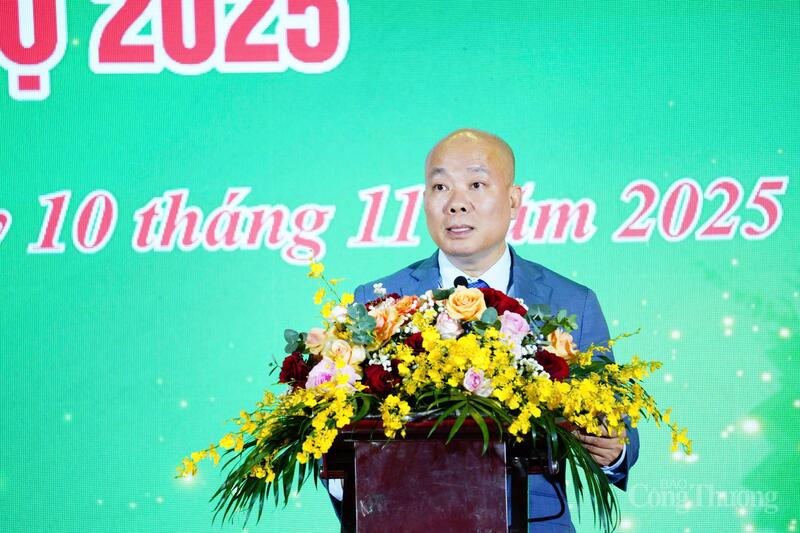 Ông Vũ Bá Phú, Cục trưởng Cục Xúc tiến thương mại (Bộ Công Thương) phát biểu tại sự kiện. Ảnh: Thái Mạnh