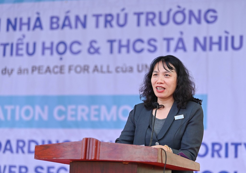 3-Bà Lê Quỳnh Lan, Giám đốc Quốc gia Plan International Việt Nam phát biểu tại sự kiện 3-Bà Lê Quỳnh Lan, Giám đốc Quốc gia Plan International Việt Nam phát biểu tại sự kiện