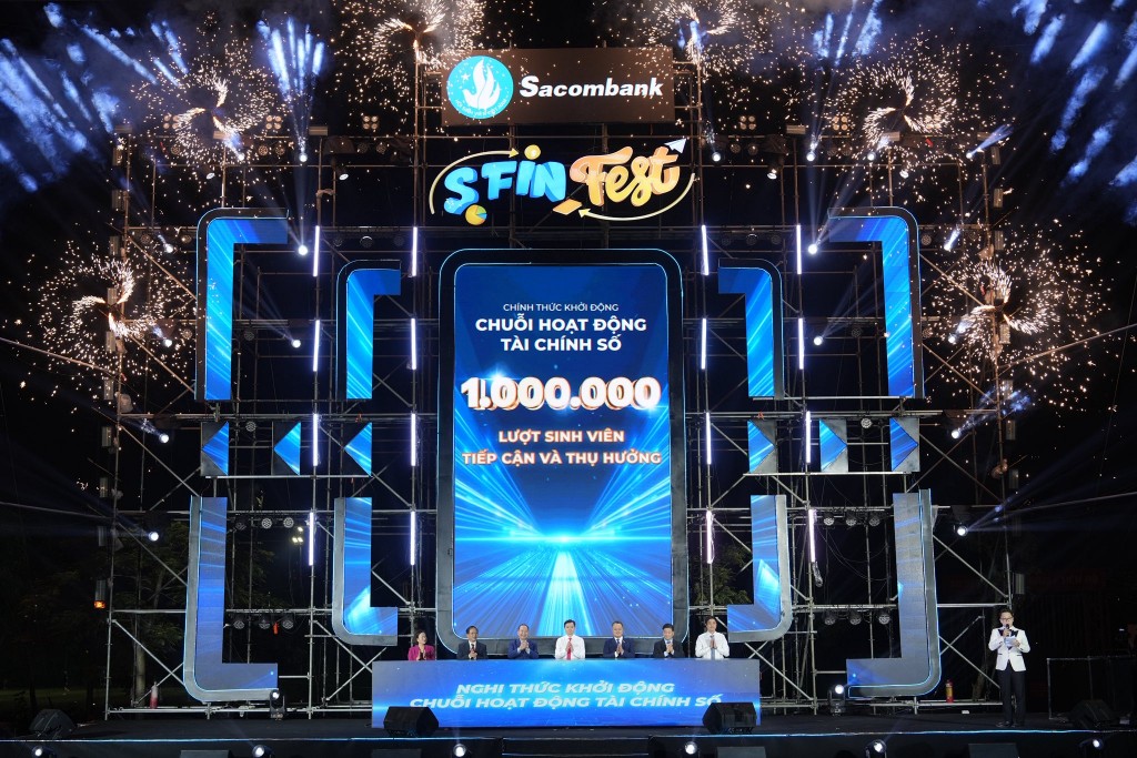 Sacombank cùng thế hệ trẻ lan tỏa tinh thần “tài chính thông minh - tương lai bứt phá” qua S-FINFEST 2025