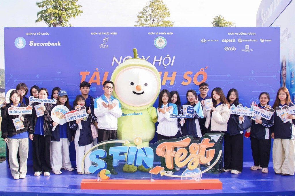 Sacombank cùng thế hệ trẻ lan tỏa tinh thần “tài chính thông minh - tương lai bứt phá” qua S-FINFEST 2025