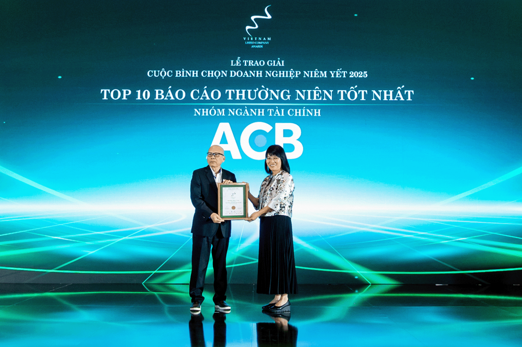 ACB được vinh danh Top 10 báo cáo thường niên tốt nhất