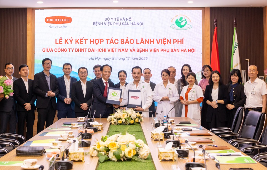 Lễ ký kết hợp tác bảo lãnh viện phí giữa Công ty BHNT Dai-ichi Việt Nam và Bệnh viện Phụ sản Hà Nội Lễ ký kết hợp tác bảo lãnh viện phí giữa Công ty BHNT Dai-ichi Việt Nam và Bệnh viện Phụ sản Hà Nội