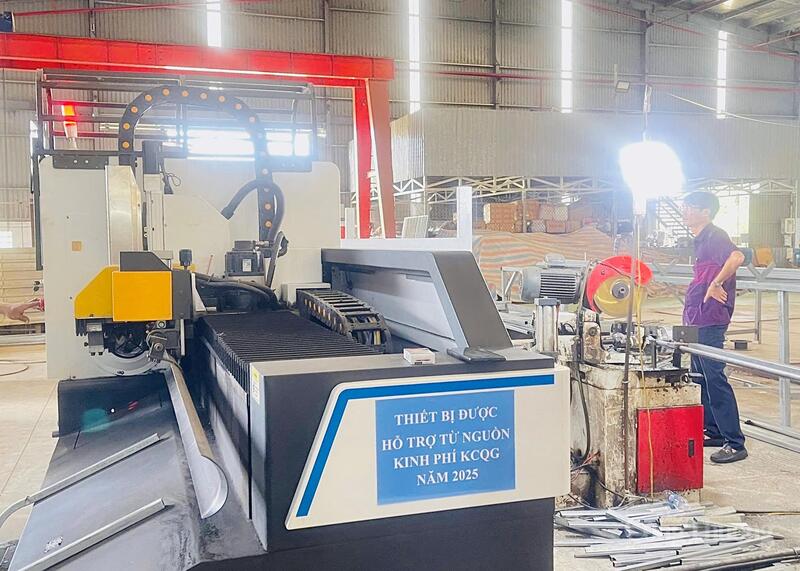 Thiết bị được hỗ trợ từ nguồn kinh phí khuyến công quốc gia năm 2025.