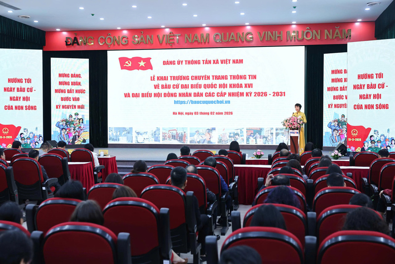 Lễ khai trương chuyên trang thông tin về bầu cử đại biểu Quốc hội khóa XVI và đại biểu Hội đồng nhân dân.