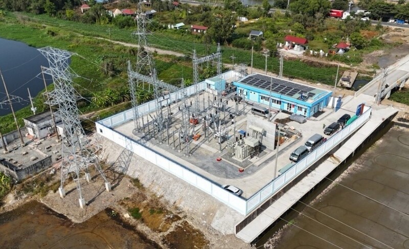 Công trình Trạm biến áp 110kV Tân Thạnh, tỉnh Tây Ninh sau khi hoàn thành