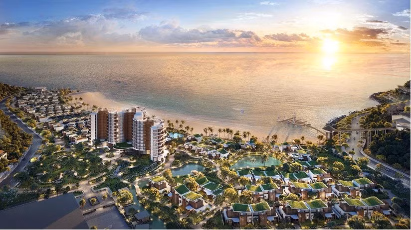 Cảnh sắc kỳ vĩ mở ra trước cửa mỗi căn biệt thự Mey Retreat Bãi Lữ - nguồn ảnh: Meygroup a2.jpg