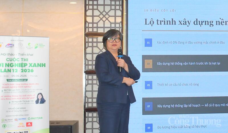 Bà Trần Thị Lan Anh - Cố vấn chiến lược về M&A và tăng trưởng thị trường quốc tế.
