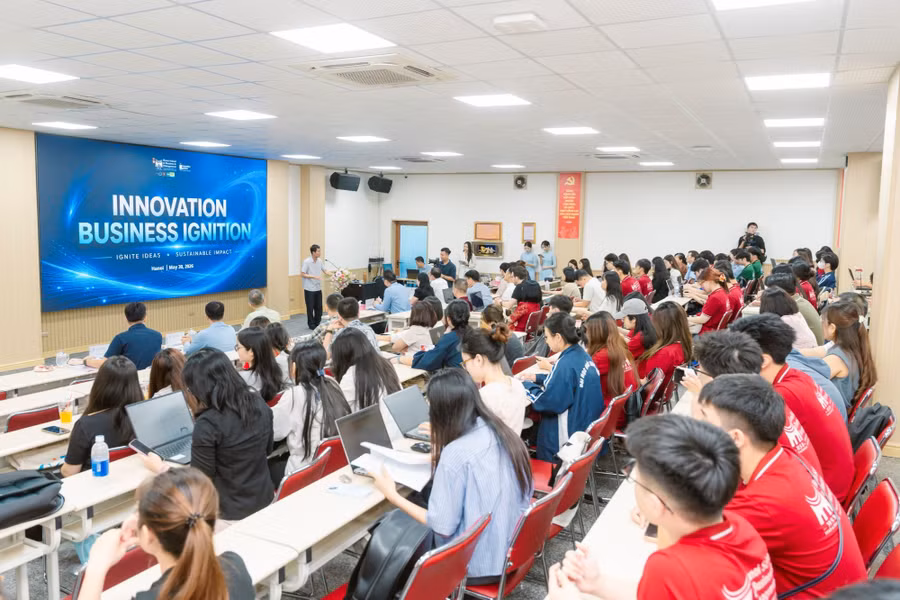 Chung kết Cuộc thi Khởi nghiệp Sáng tạo - Innovation Business Ignition 2026 do HSB tổ chức.