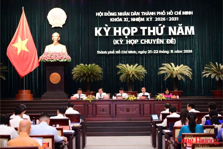Toàn cảnh Phiên họp thứ 3, Kỳ họp thứ Năm (Kỳ họp chuyên đề), HĐND TP. Hồ Chí Minh khóa XI, nhiệm kỳ 2026 - 2031.