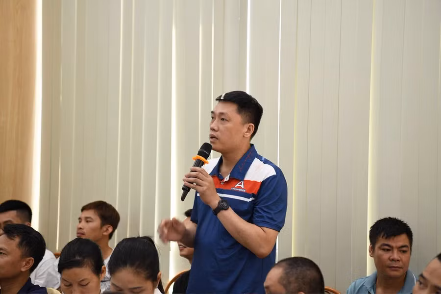 Đại biểu thảo luận, trao đổi tại Lễ phát động. bongro2.jpg