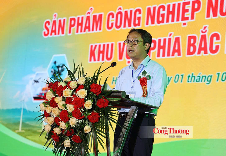 Ông Nguyễn Hoàng Long - Thành ủy viên, Giám đốc Sở Công Thương TP. Hải Phòng phát biểu tại sự kiện.