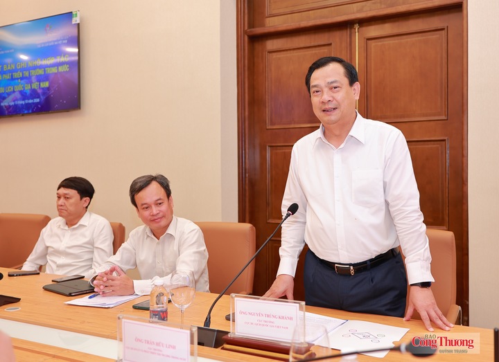 Ông Nguyễn Trùng Khánh, Cục trưởng Cục Du lịch Quốc gia Việt Nam, phát biểu về tiềm năng phát triển du lịch mua sắm tại Việt Nam